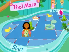 Gêm Kelly Club: Pool Maze ar-lein