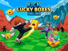 Gêm Kick Lucky Boxes Online ar-lein