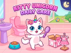 Gêm Kitty Unicorn Daily Care ar-lein