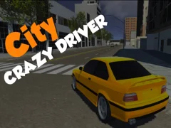 Gêm City Crazy Driver ar-lein