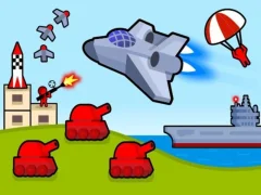 Gêm Bomber Plane: 2D Air Strike ar-lein
