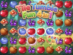 Gêm Tile Tumble Fun 4 in 1 ar-lein