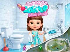 Gêm Sweet Baby Girl Cleanup Messy House ar-lein