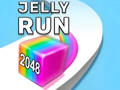Gêm Jelly Run 2048 ar-lein