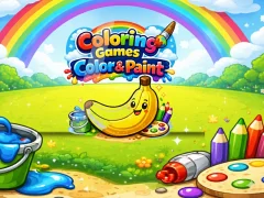 Gêm Coloring Games Color & Paint ar-lein