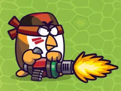 Gêm Chicken Wars Merge Guns ar-lein