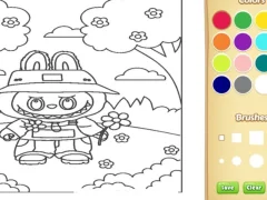 Gêm Labubu Coloring Book For Kids ar-lein
