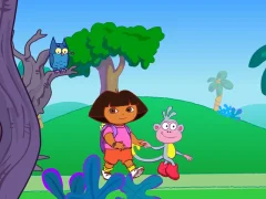 Gêm Dora the Explorer: Spooky Forest ar-lein