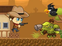Gêm Super Cowboy Running ar-lein