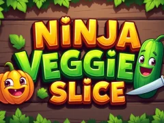 Gêm Ninja Veggie Slice ar-lein