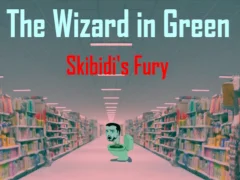 Gêm The Wizard Green Skibidis Fury ar-lein