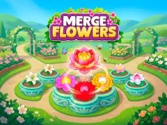 Gêm Merge Flowers ar-lein