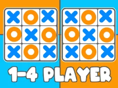 Gêm Tic Tac Toe 1-4 Player ar-lein
