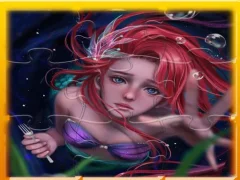 Gêm Mermaid Ariel Princess Jigsaw Puzzle ar-lein