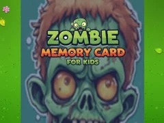 Gêm Zombie Memory Card For Kids ar-lein