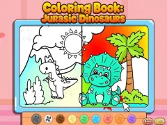 Gêm Coloring Book: Jurassic Dinosaurs ar-lein