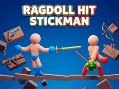 Gêm Ragdoll Hit Stickman ar-lein