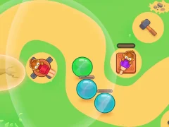 Gêm Monkey Bubble Defense ar-lein