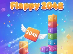 Gêm Flappy 2048 ar-lein