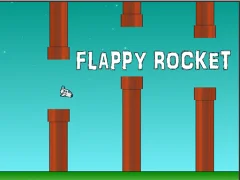 Gêm Flappy Rocket ar-lein