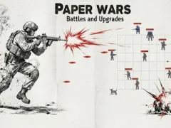 Gêm Paper Wars: Battles and Upgrades ar-lein
