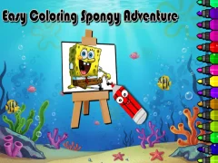 Gêm Easy Coloring Spongy Adventure ar-lein