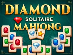 Gêm Diamond Solitaire Mahjong ar-lein