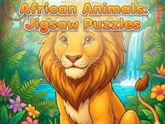 Gêm African Animals: Jigsaw Puzzles ar-lein