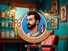 Gêm Barber Shop Hair Salon Sim ar-lein
