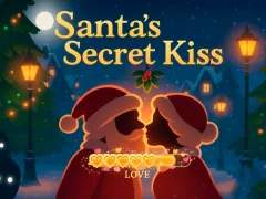 Gêm Santa's Secret Kiss ar-lein