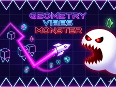Gêm Geometry Vibes Monster ar-lein