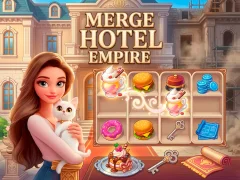 Gêm Merge Hotel Empire ar-lein