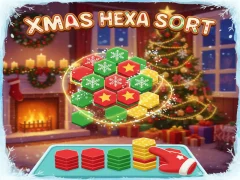 Gêm Xmas Hexa Sort ar-lein