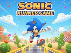 Gêm Sonic Runner Game ar-lein