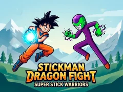 Gêm Stickman Dragon Fight - Super Stick Warriors ar-lein