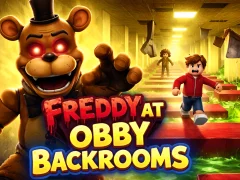 Gêm Freddy at Obby Backrooms ar-lein