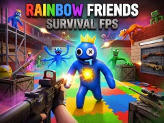 Gêm Rainbow Friends Survival FPS ar-lein