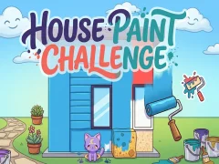 Gêm House Paint Challenge ar-lein