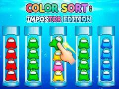Gêm Color Sort: Impostor Edition ar-lein