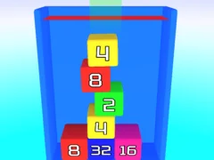 Gêm 2048 3D: Merge Cubes ar-lein