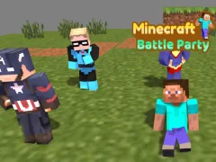 Gêm Minecraft Battle Party ar-lein