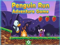 Gêm Penguin Run Adventure Game ar-lein