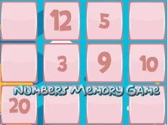 Gêm Memory Game With Numbers ar-lein