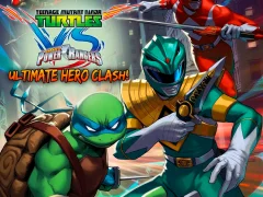 Gêm Teenage Mutant Ninja Turtles VS Power Rangers: Ultimate Hero Clash ar-lein