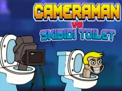 Gêm Toilet Man vs Cameraman Squid Sniper ar-lein