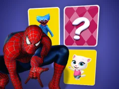Gêm Spiderman Memory Card Match ar-lein
