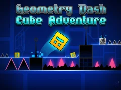 Gêm Geometry Dash Cube Adventure ar-lein