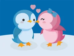 Gêm Cute Penguin Puzzle ar-lein