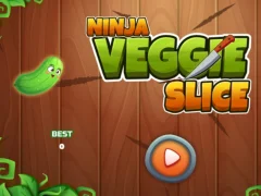 Gêm Ninja Veggie Slice ar-lein
