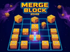 Gêm Merge Block 2048 ar-lein